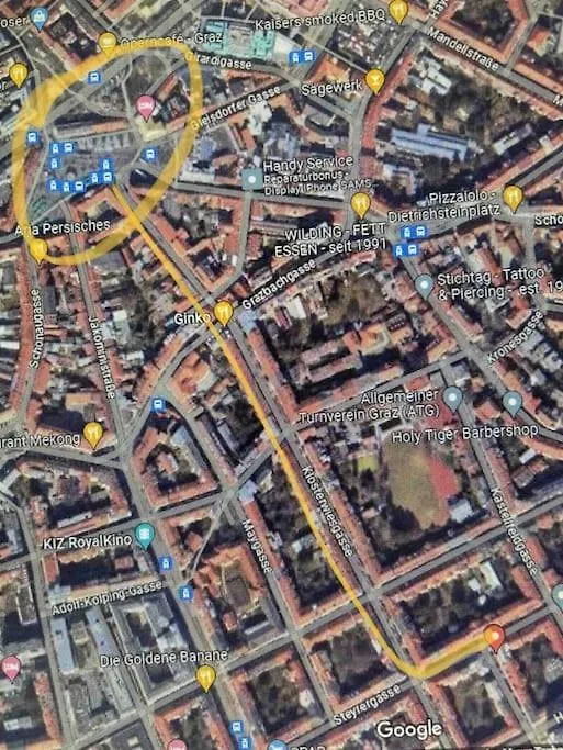 Moderne Dachgeschosswohnung In Bester Lage - Self Check In Graz Appartement